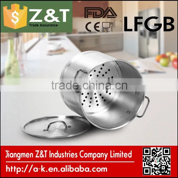 Trade assurance Aluminium stock pot commercial