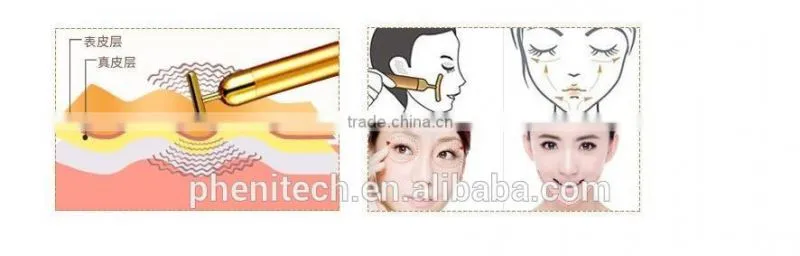 T Shape 24K Lifting Beauty Esthetic Bar with CE approval