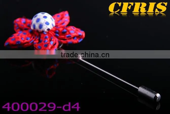 2016 New arriving spot flower,six color cloth lapel pin c1-d6