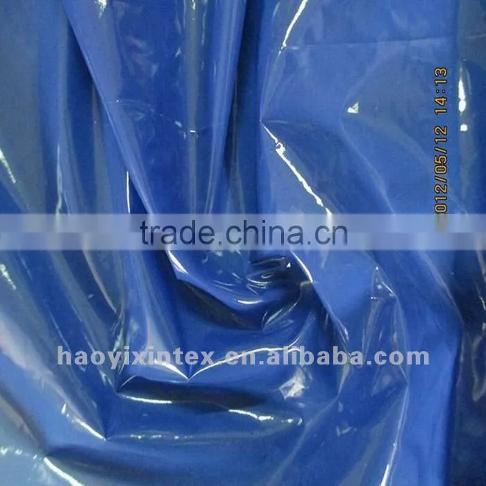 Pu Coated Fabric 100%Poliester Bright Pu Coated Taffeta Fabric For Garment