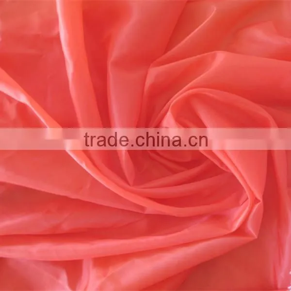 Lightweight Transparent Pigment Printing Nylon Sun Protective Clothing Fabric