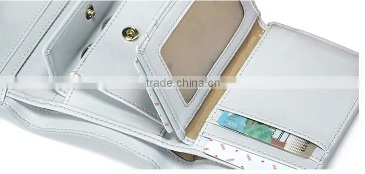 Bifold fancy rabbit wallet for young lady in multi color
