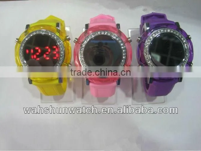 wholesale Fashion led watch silicone jelly wrist watches cheap digital watches new arrival 2016 watch
