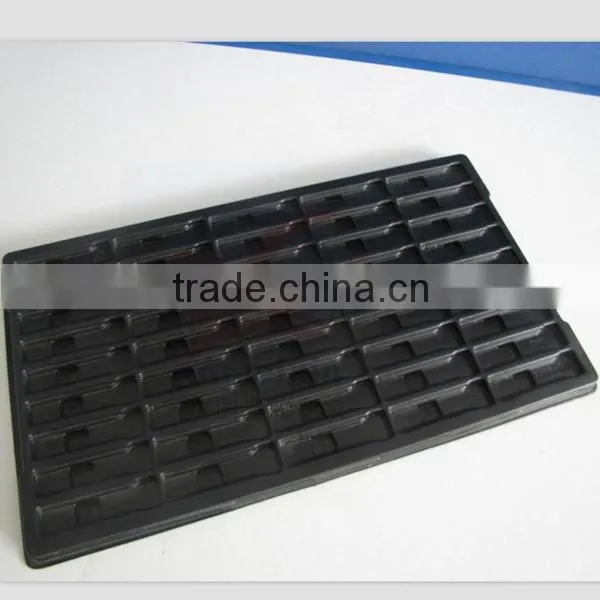 Customized Thermoforming Black HIPS Trays