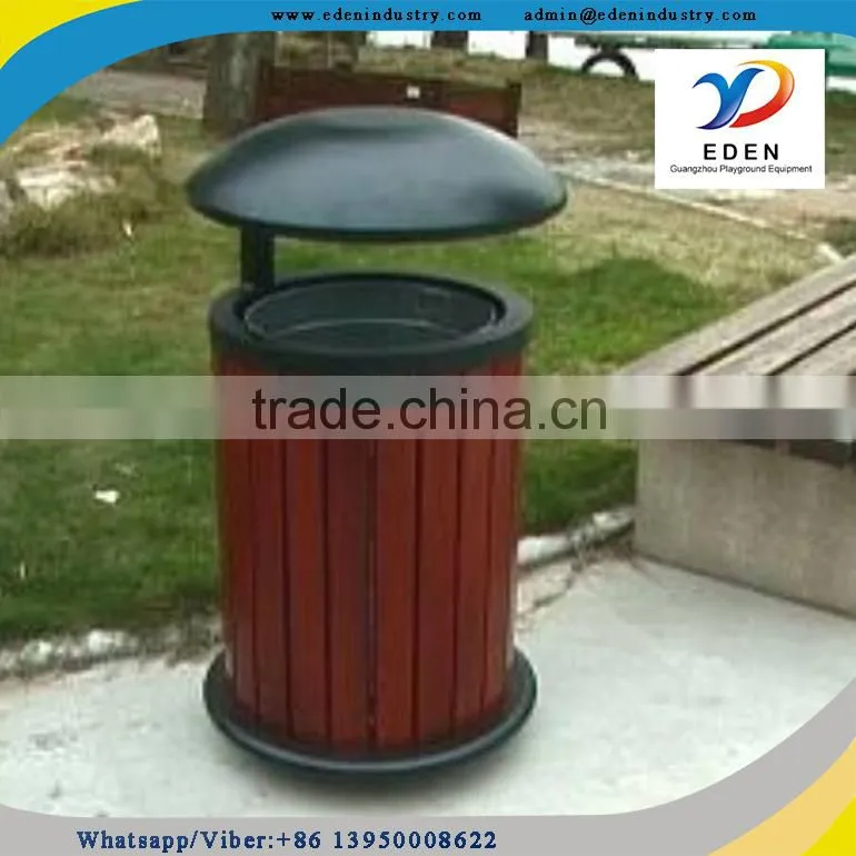 Wood Antique Plastic Mini Trash Can