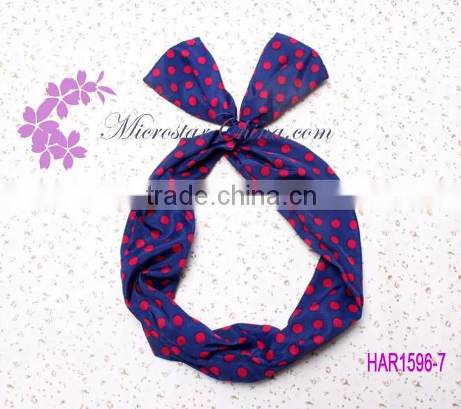 IN STOCK Girls Stretch Knot Rabbit Bow Headband Hairband Strip Headwear Wholesale