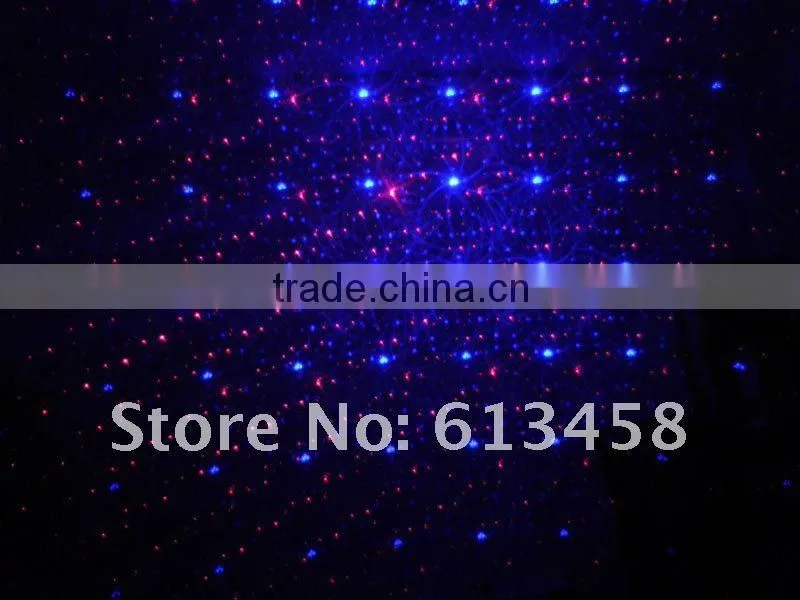 Red and Blue 450mW Multi Grating Effects Laser Light with Step Motor
