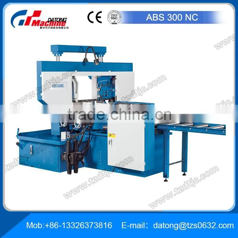 ABS 300 NC Fully Automatic Miter Band Saw Automatic Band Saw with programmable cutting angle