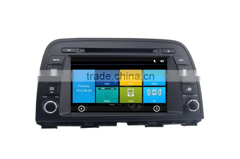 car dvd gps navigation touch screen player for MAZDA CX5 with Rear View Camera GPS BT Radio RDS