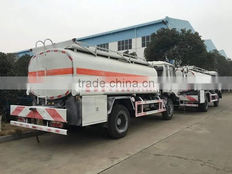 Hot export Dongfeng 15000liters oil tanker truck