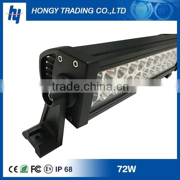 24 inch led light bar offroad,Double row led lights bar, 72w LED light bar
