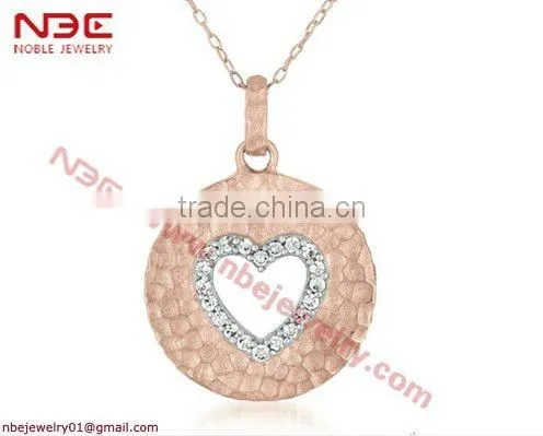 Noble pure silver necklace