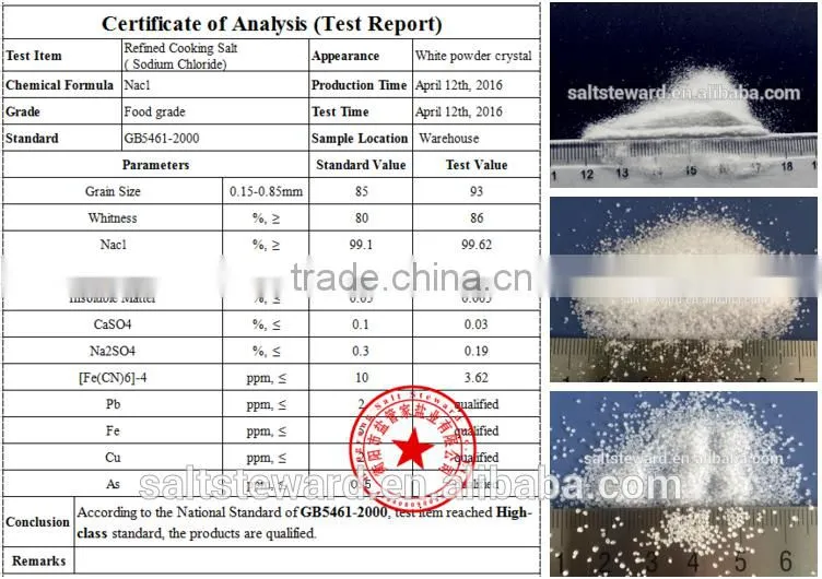 Food processing industry nitrite Pickling Salt