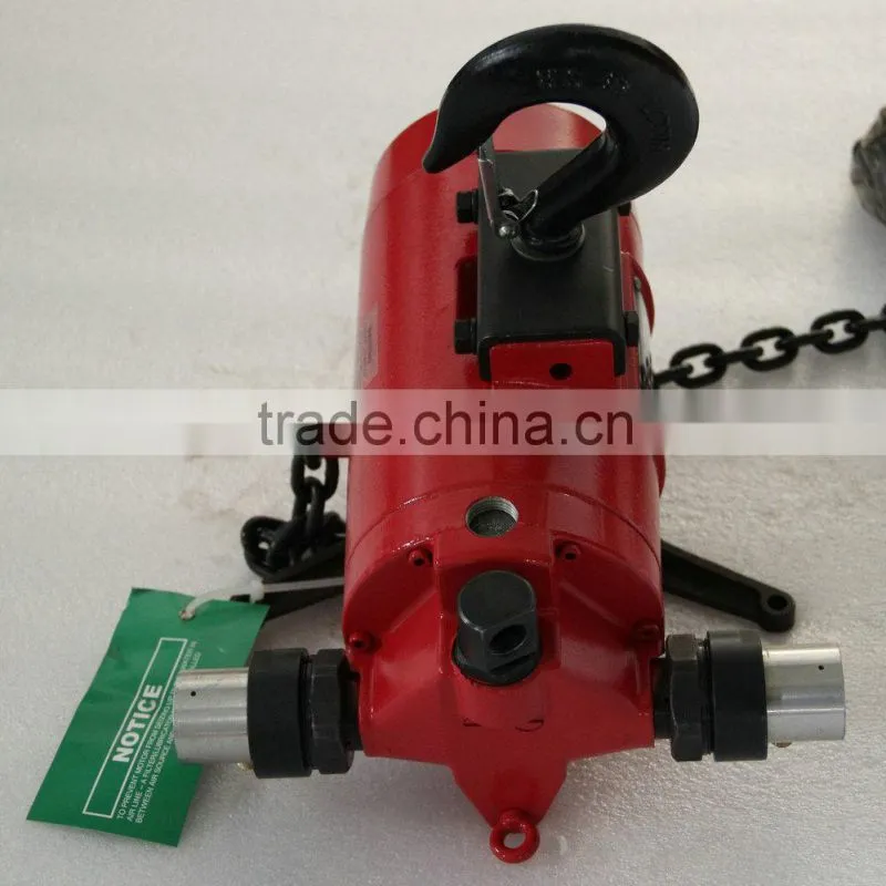Pneumatic air hoist, 1/4Ton,1/2Ton,1Ton air hoist, air lifting hoist