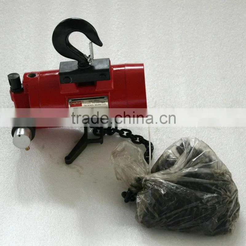 Pneumatic air hoist, 1/4Ton,1/2Ton,1Ton air hoist, air lifting hoist