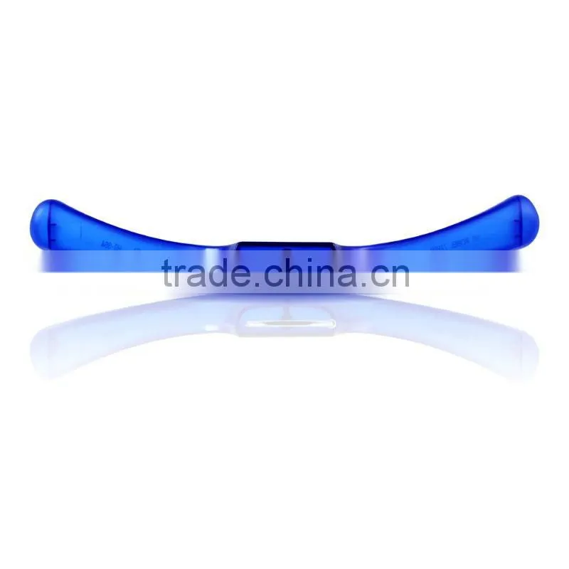 Transparent Sky Blue Plastic Hanger for Boutique Dresses Shop