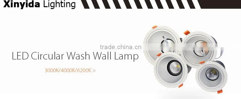 high-efficiency cob light Circular led wall wash light
