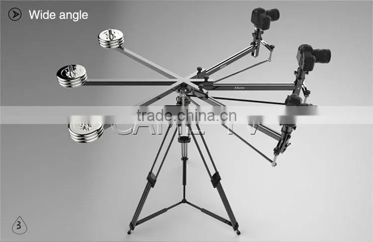 New Design Camera Video Crane Pan Tilt Shooting CR01 Camera Crane Jib Arm