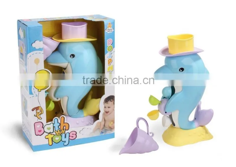 Hot toys 2016 kids baby crib water toys tub town bath toy for babies with ABS materail CE/ROHS fisher price toys