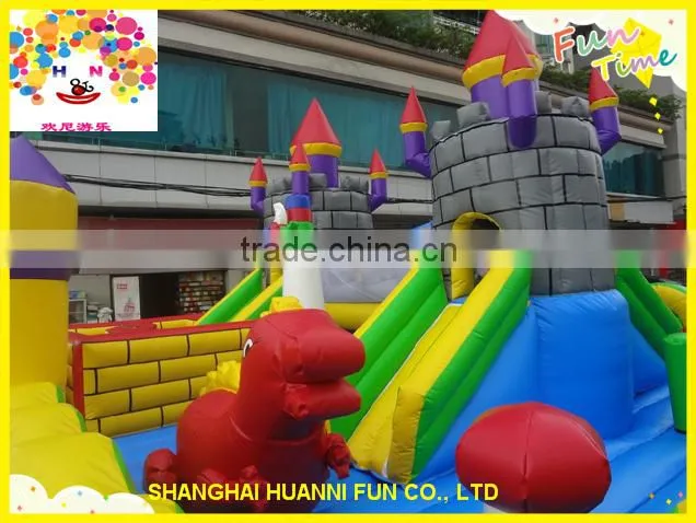 Inflatable Jump Castle/ Inflatable Air Bouncer trampoline with Slide