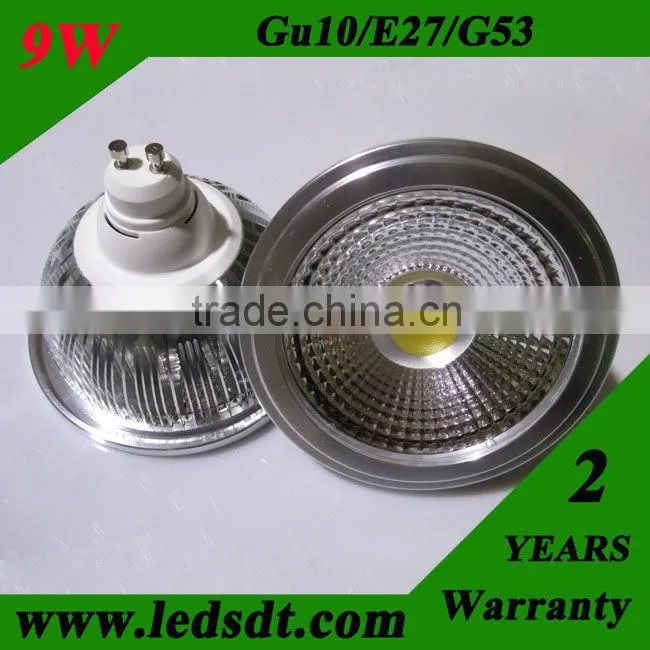 hot sale ar111 cob led spotlight,ac85-265v,12v,e27,gu10,g53