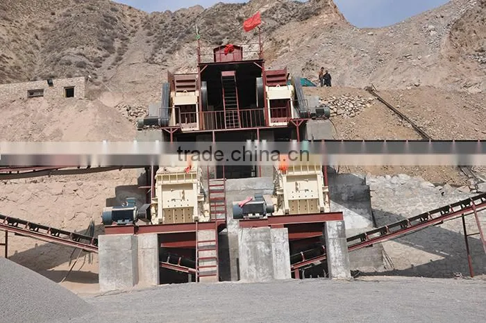 AC Motor Type and Quarrying,Construction,stone production, Mining Application Stone Crushing Plant