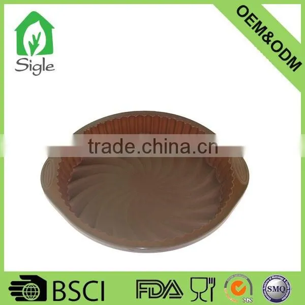 FDA SGS FLGB approved Best selling Unique Silicone cake baking Pan cake mold bakeware