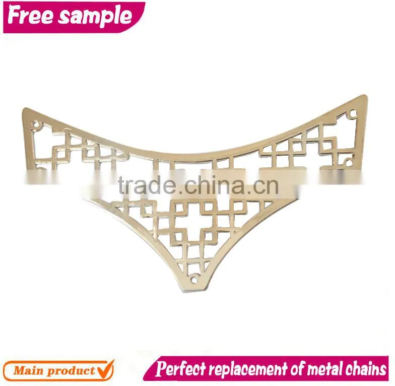 Elegance TPU material Y shape fake gold color high-heel chain