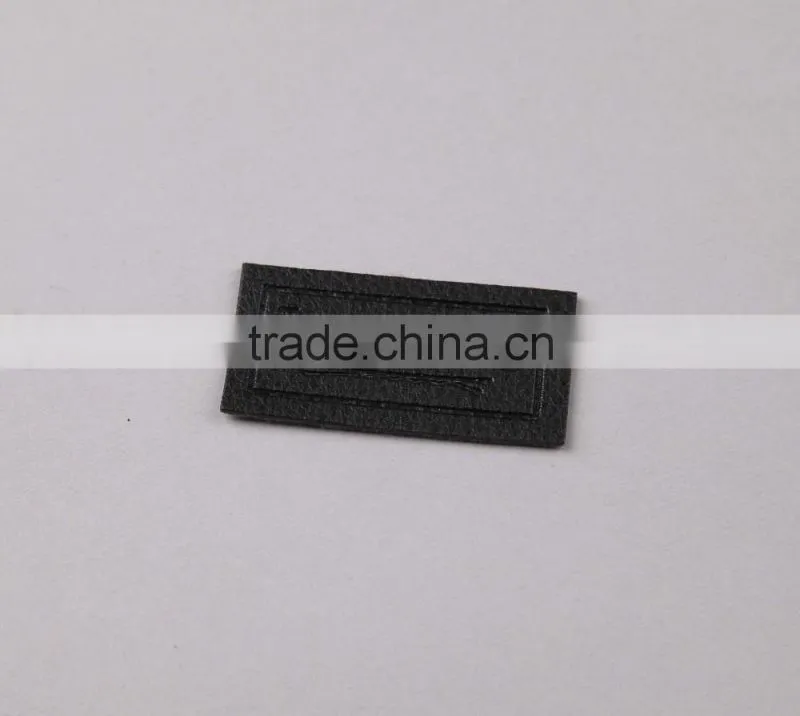 Bespoke Embossed Private Logo Faux Leather Patch