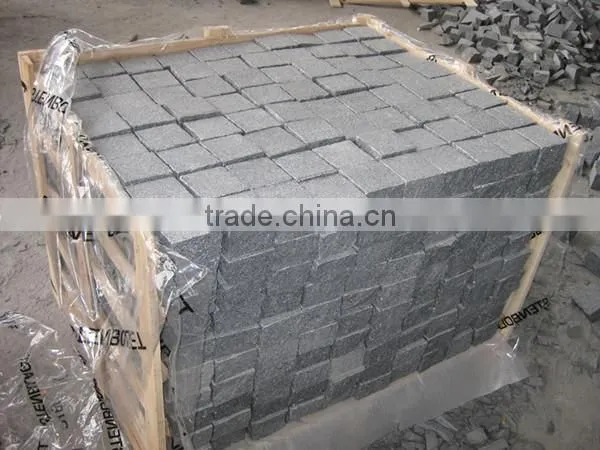 China Natural Black Basalt Cube Stone