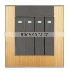 switched socket 4 gang 2 way wall electrical switches