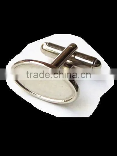 Promotional custom silver cufflinks