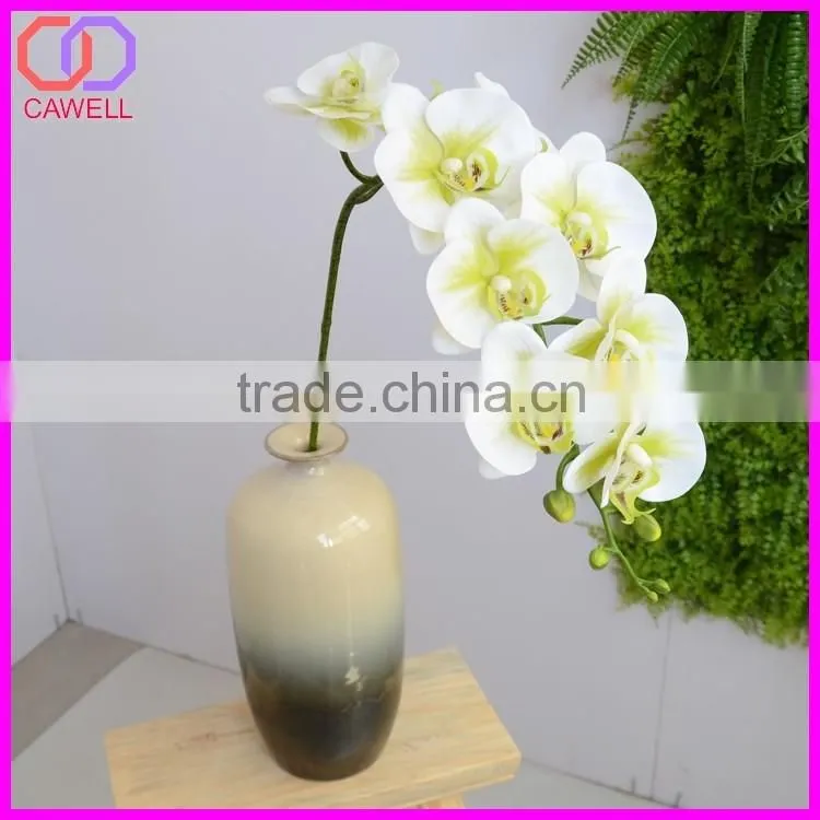 real touch nice wedding silk purple artificial phalaenopsis