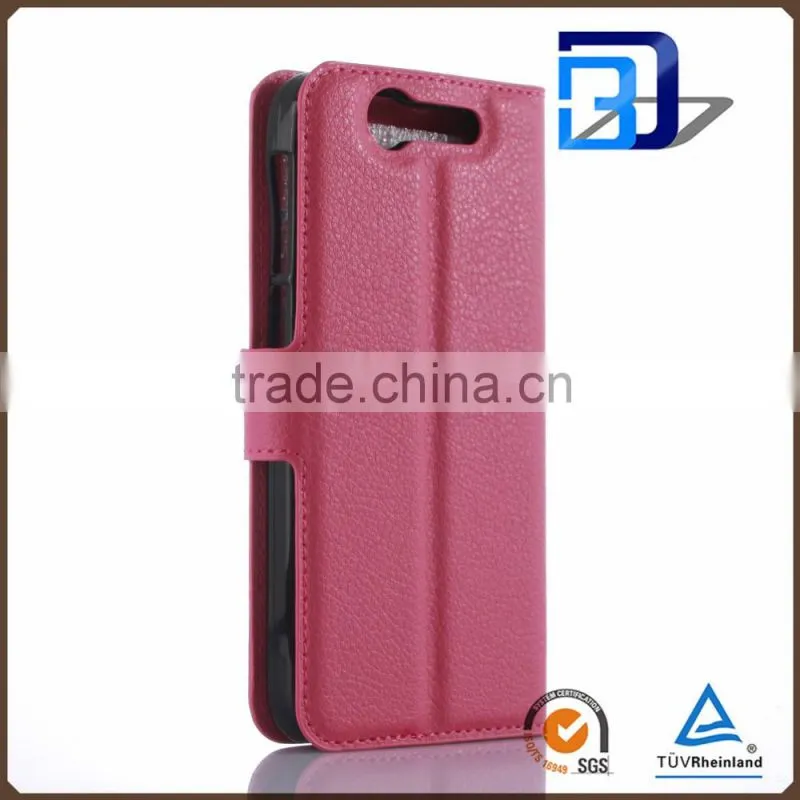 New products 2016 innovation product Stand Wallet Lychee Flip Leather cover for ZTE Blade S7 case mobile accessories