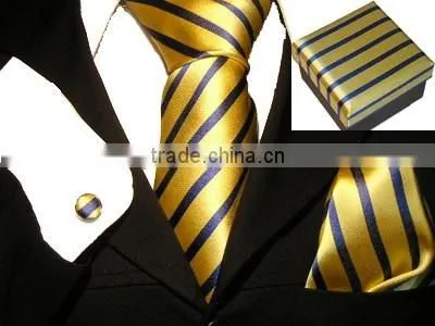 wholesale fashion silk necktie set
