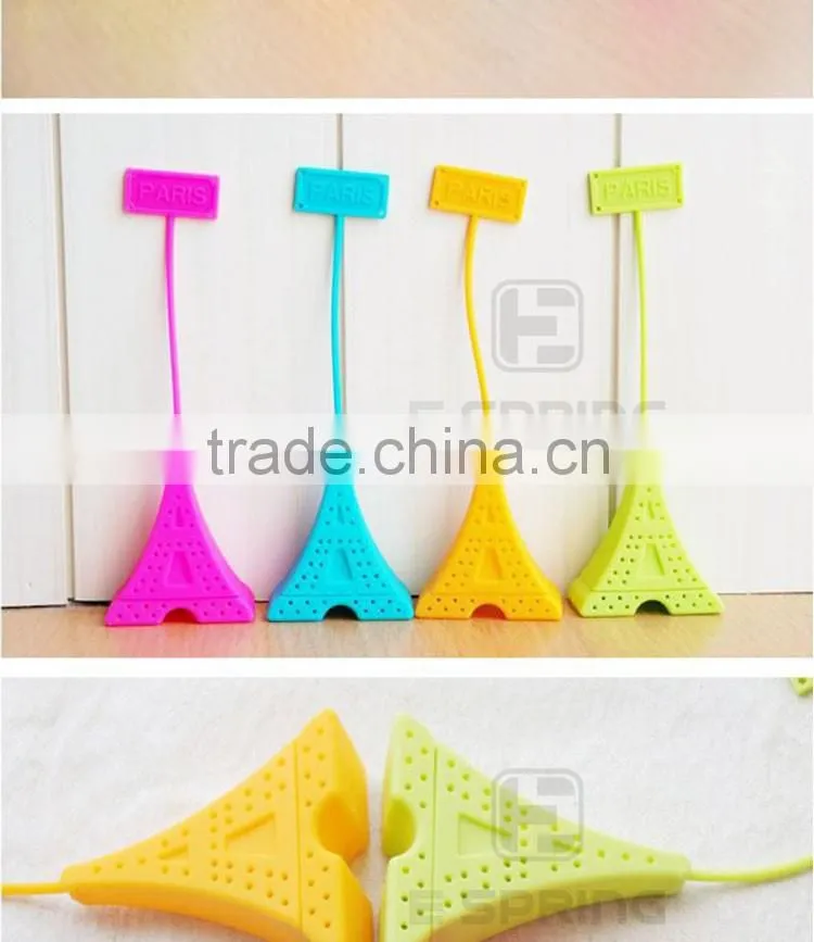 Mini Eiffel Tower design Infuser Filter Spoon Silione Tea Strainer