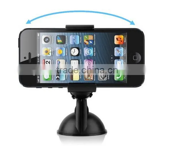 Hot selling mobile phone car holder, mini phone car holder with single clip