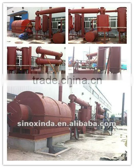 Green project! Used rubber/plastic into diesel oil machine
