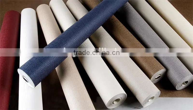solid colour wall papers home decor from china supplier