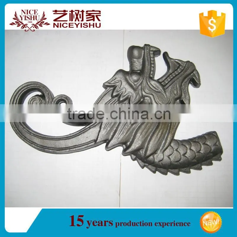 wrought iron flowers and leaves for gate, fence, railing