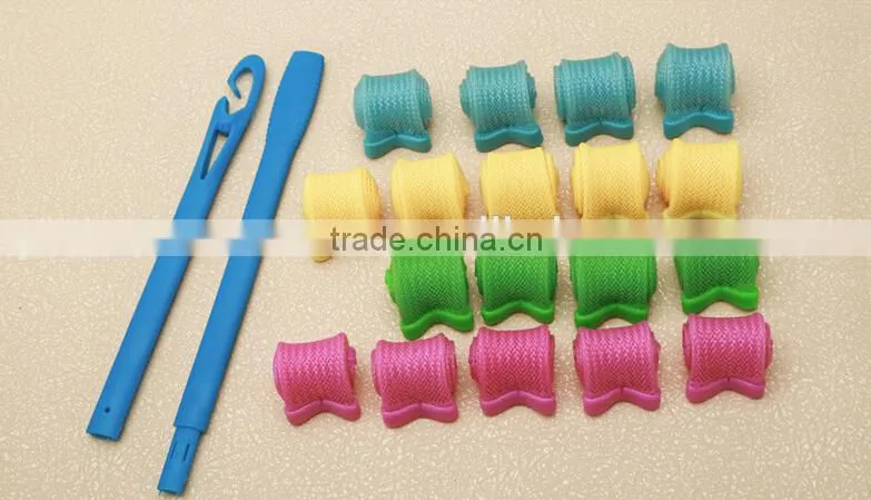Professional High Quality New Style DIY Hairdressing Heliciform Manumotive PP Hair Roller