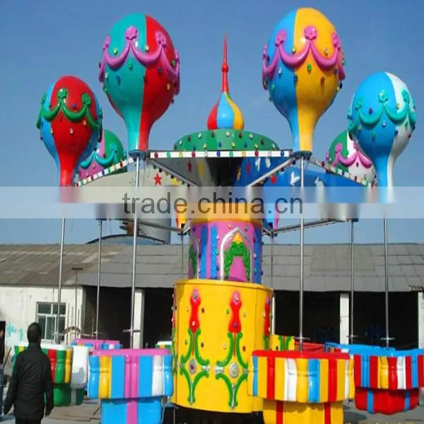 Outdoor Amusement park rotary and swing rides Samba balloon funfair equipment for kids