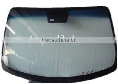 Car front laminated glass, glass manufacturing