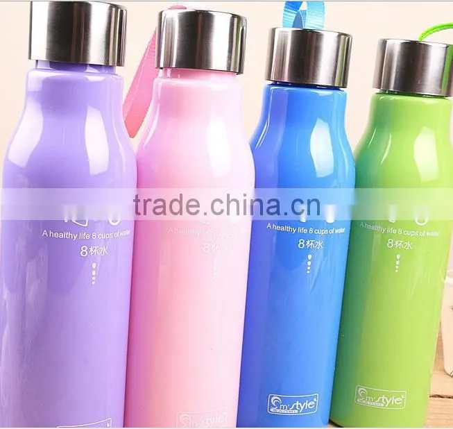new product fruit infuser sports joyshaker drink bottle with straws