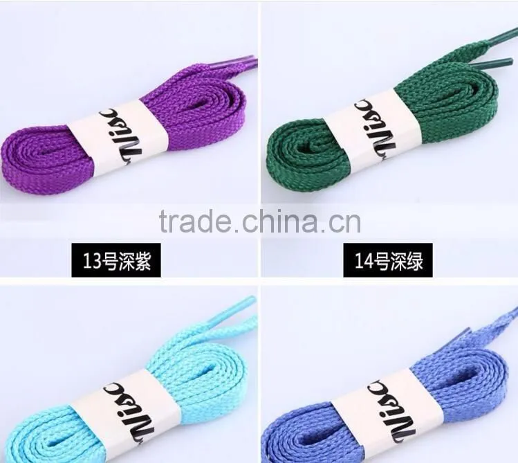 Classic Flat Double Layers Cotton Shoe Laces 120CM Long Rope Laces Sport Shoelaces 2 Pair Per Lot