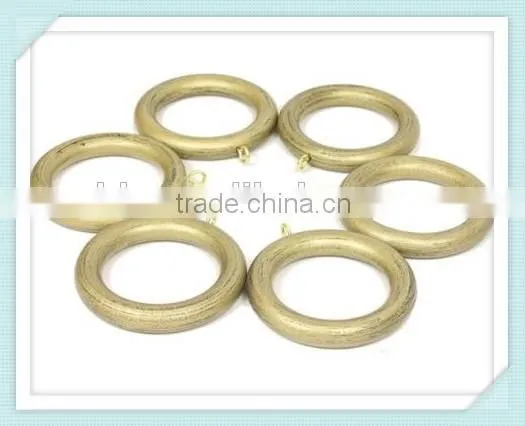 35mm 40mm 50mm Metal Curtain Ring With Eyelet Clips