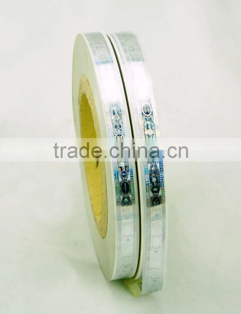 hologram foil hot stamping label,rolled hologram sticker,Anti-fake Hologram foil