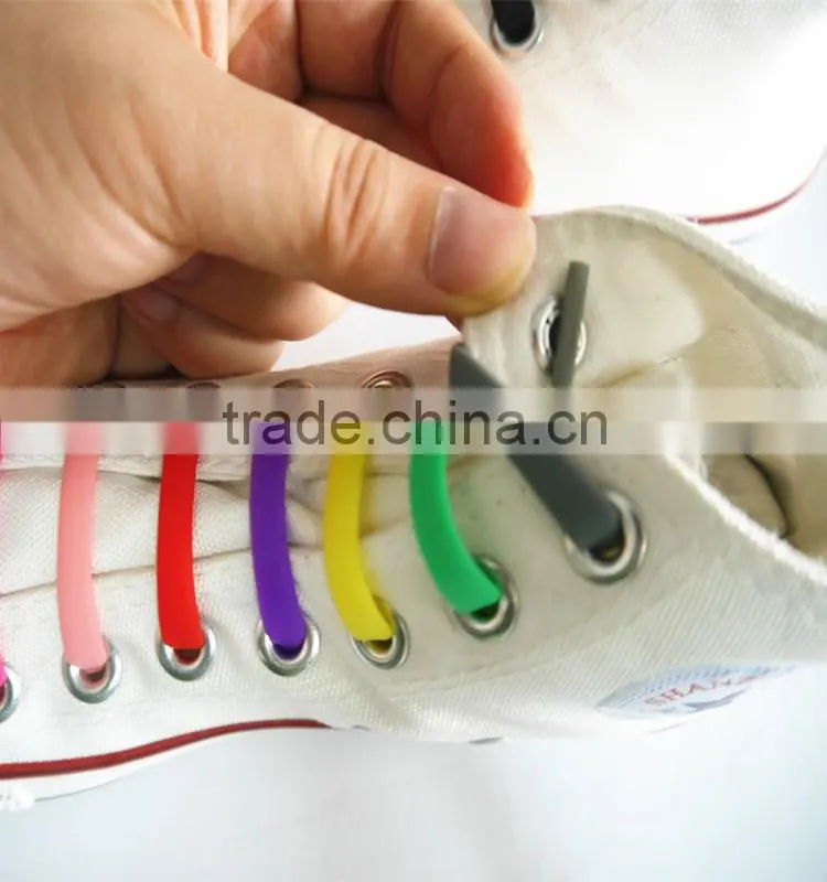 2015 fashion wholesale promotional sell best no tie shoe lace strap