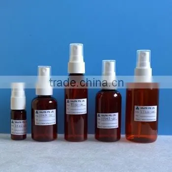 Mid sized 50ml Clear PET Bottle with 20/410 fine mist spray nozzle