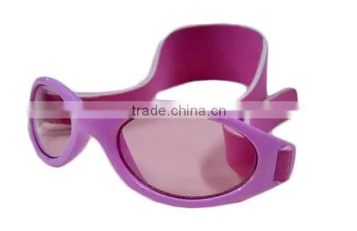 Baby suitable goggle, headband design security to protect the child's eyes, security guarantees